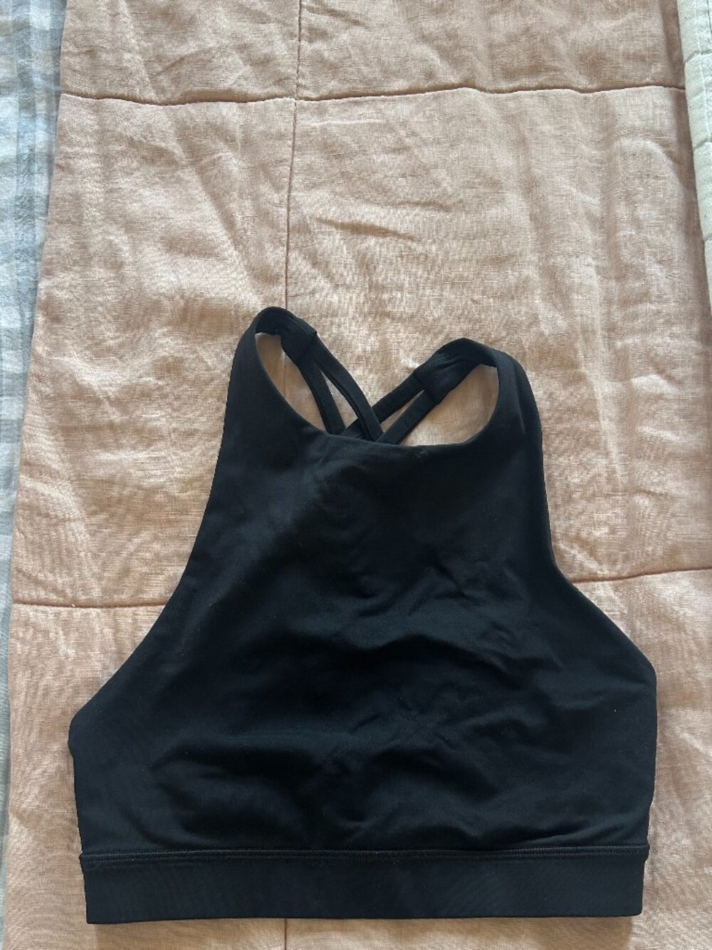 Lululemon Energy High Neck Bra -- Black, Size 4